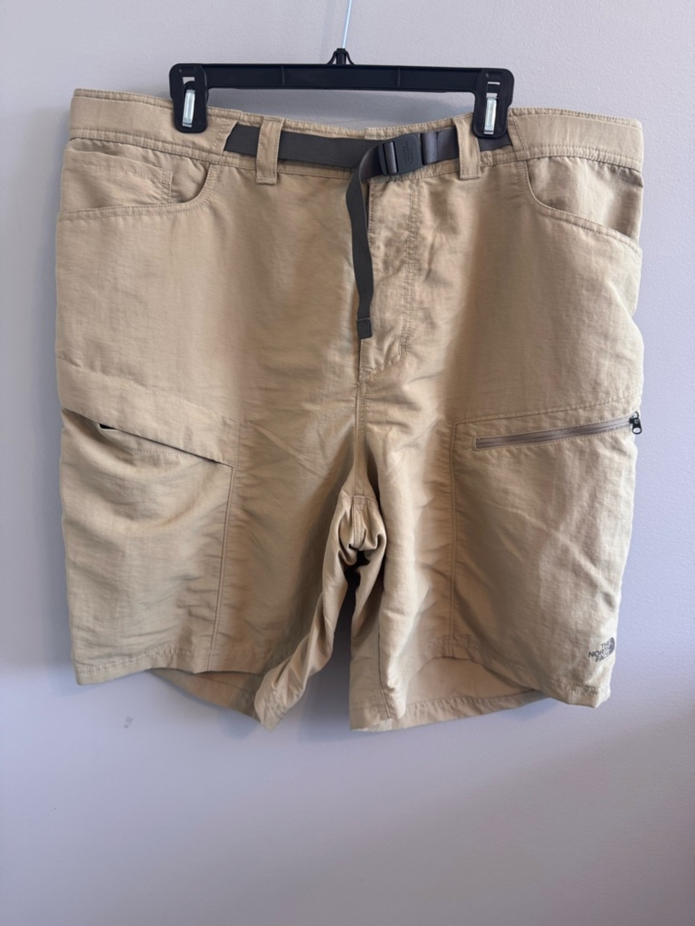 The North Face Men's Khaki Outdoor Utility Cargo Hiking Shorts 2XL